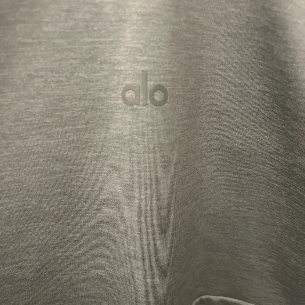 ALO Yoga Light Gray V-Neck Athletic Dress/Romper with shorts underneath. - Picture 5 of 10